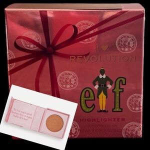 🆕MAKEUP REVOLUTION X ELF: Pappa Elf Highlighter- Medium Shade Full size